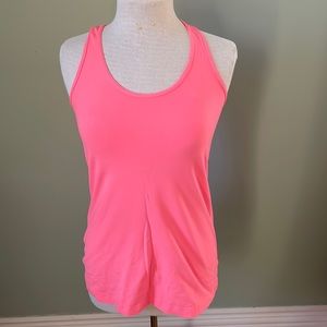 Lululemon tank top. Bright coral. Size 10/12.